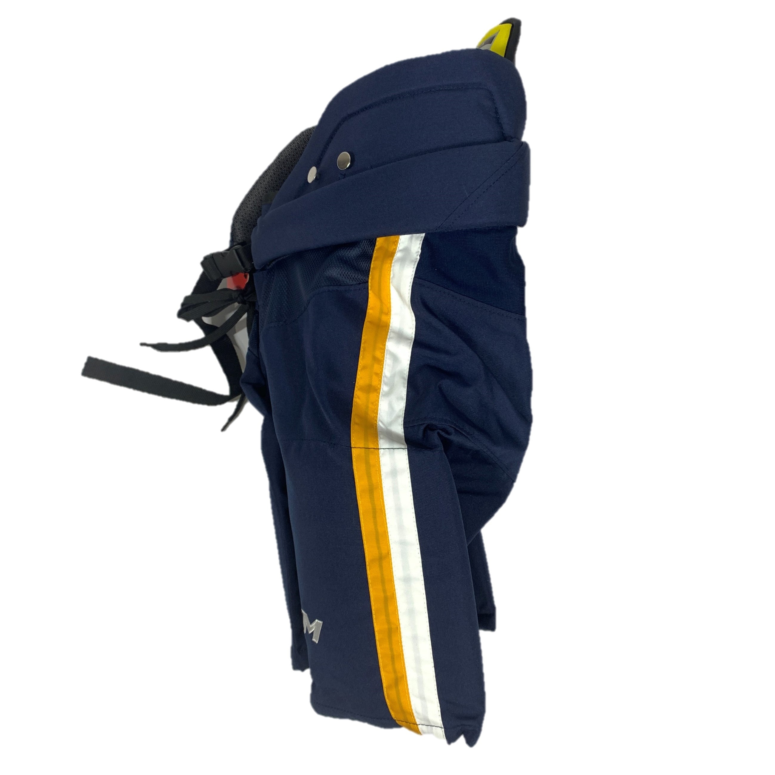 Pantalon de hockey CCM HPTK OHL Pro Stock - Bleu marine/blanc/jaune